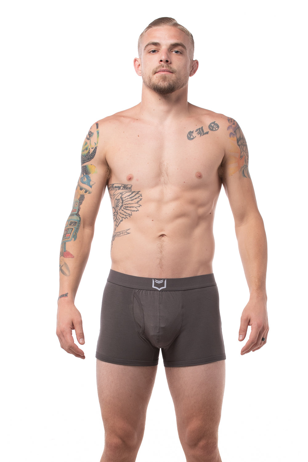 SHEATH 2.1 Men's Underwear Trunks with Dual Pouch Fly : :  Clothing, Shoes & Accessories