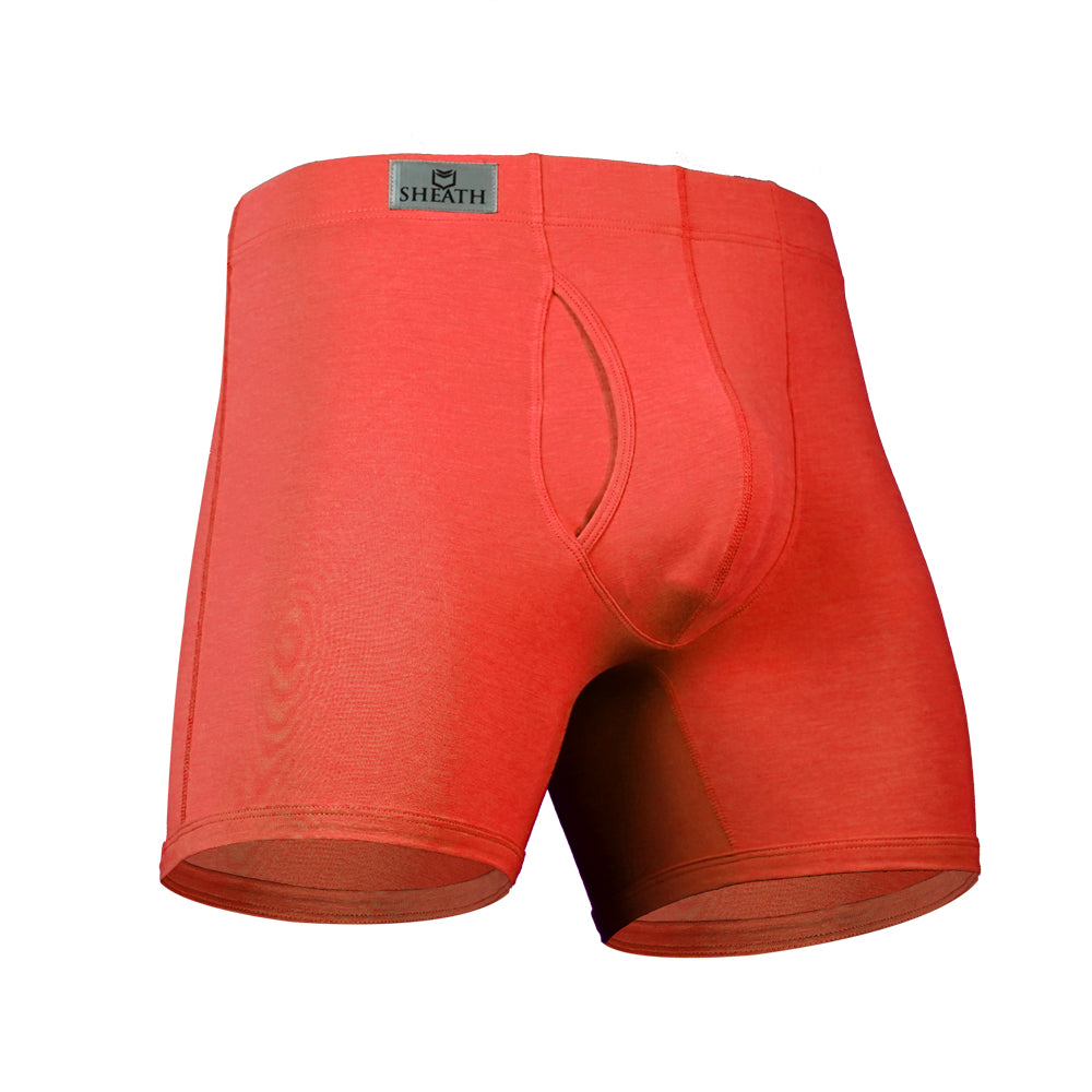 SHEATH 4.0 Men's Dual Pouch Boxer Brief // Red (X Large) - Sheath