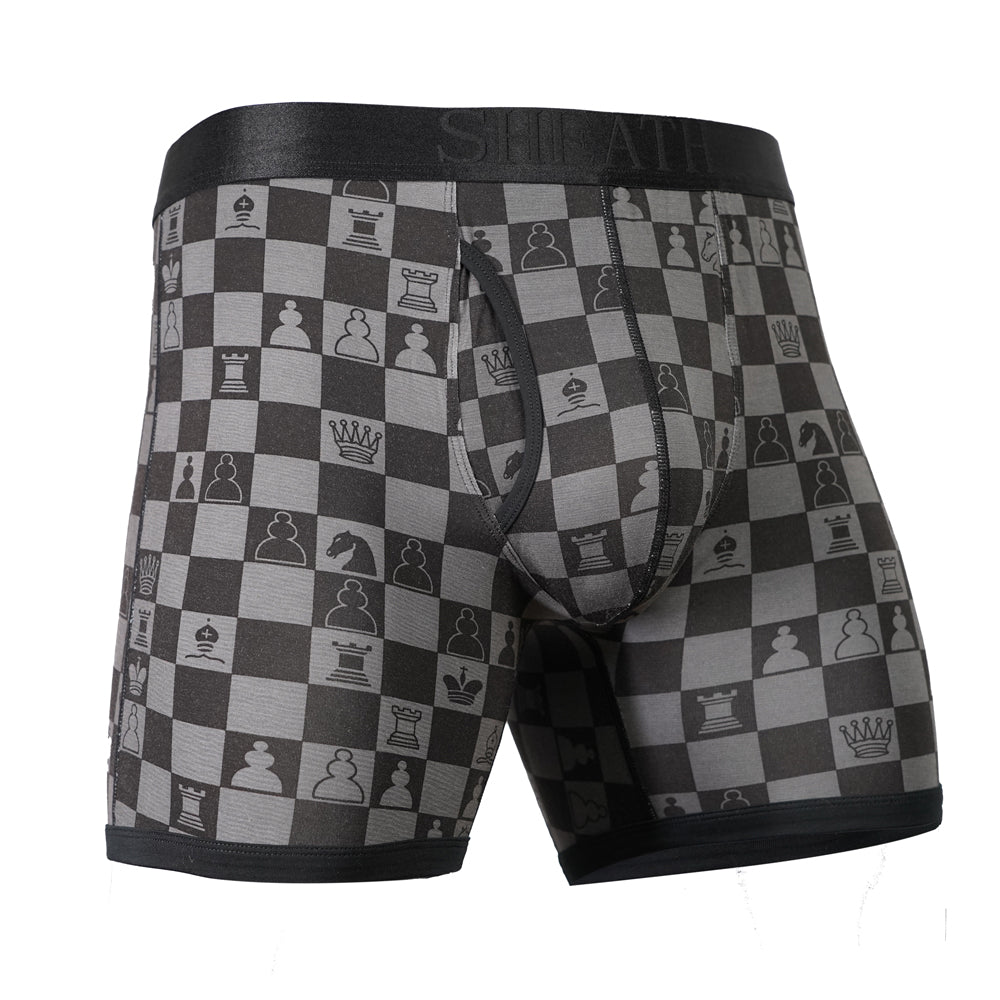 SHEATH 4.0 Men's Dual Pouch Boxer Brief // Black (Small) - Sheath Underwear  - Touch of Modern