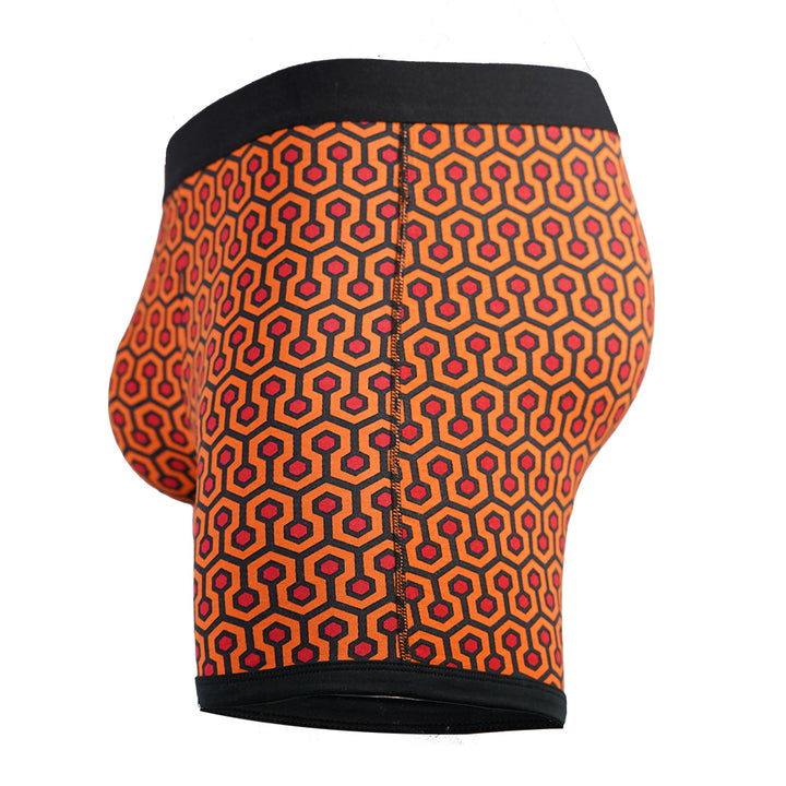 SHEATH 4.0 Dual Pouch Boxer Brief - Orange Hexagon