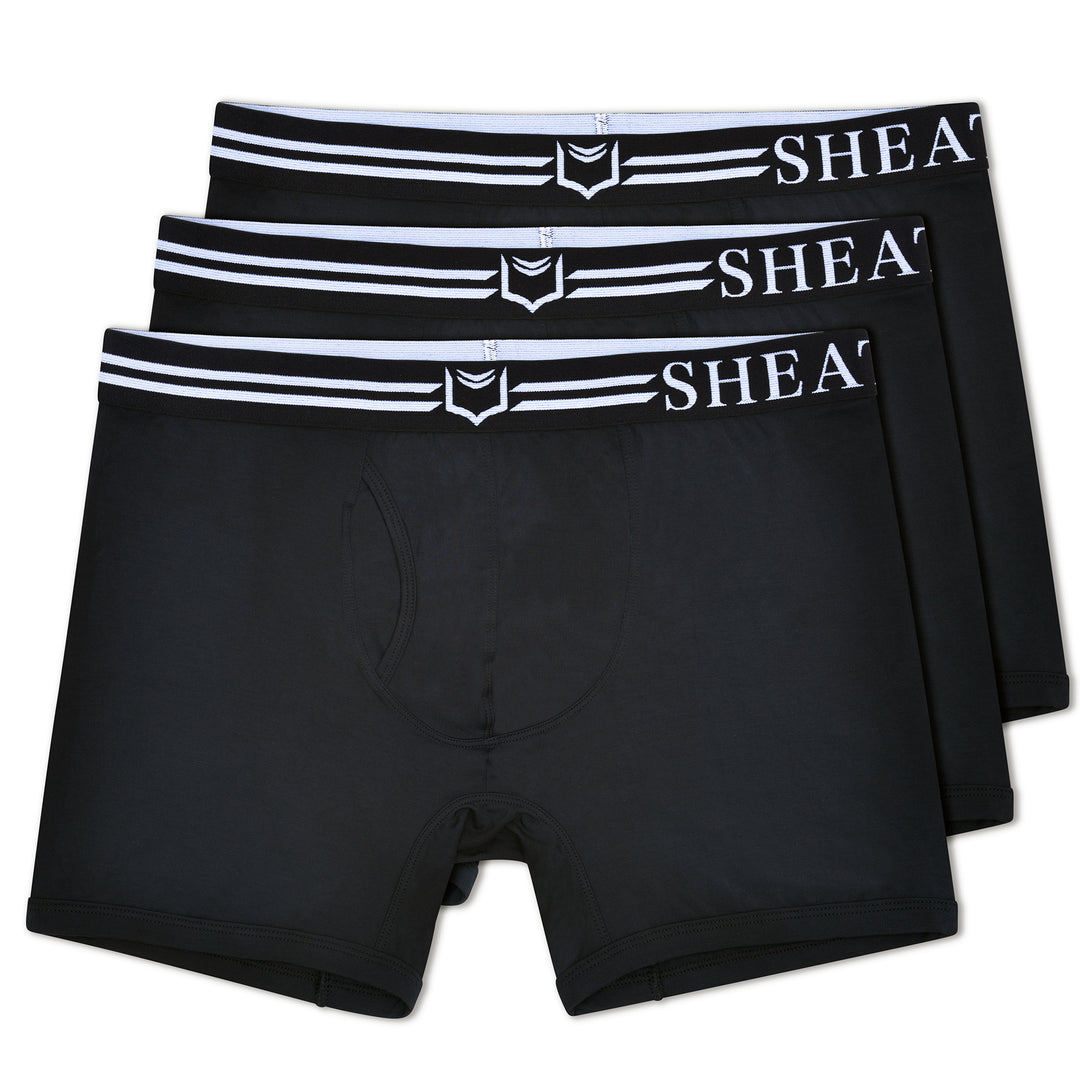 SHEATH 4.0 Dual Pouch Boxer Brief - Black & White 3 Pack