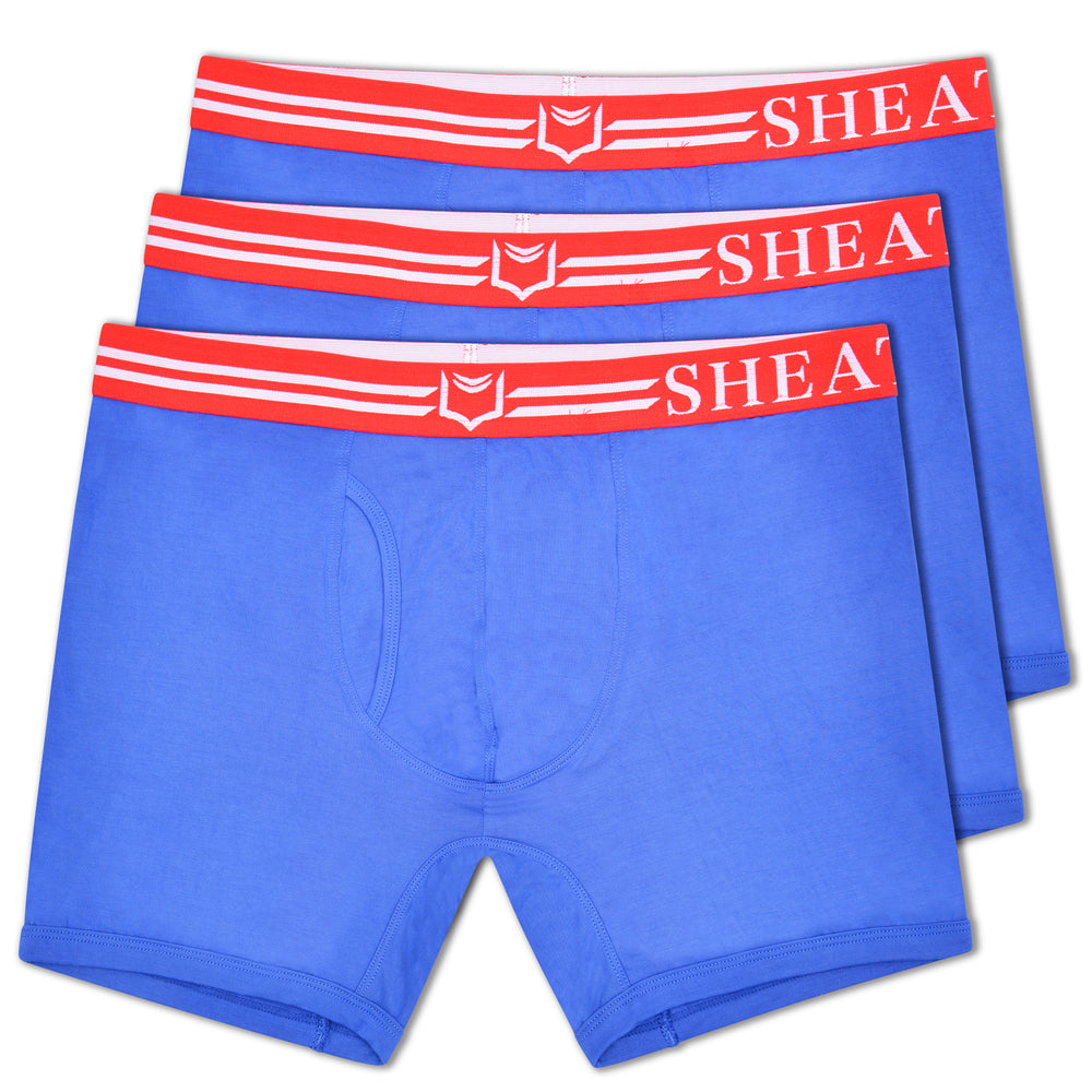 SHEATH 4.0 Dual Pouch Boxer Brief - Red White & Blue 3 Pack