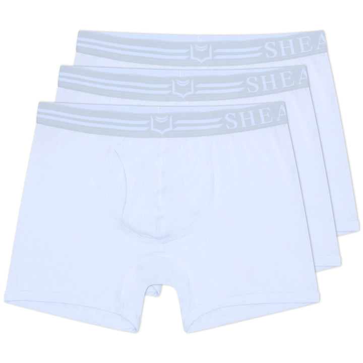 SHEATH 4.0 Dual Pouch Boxer Brief - White 3 Pack