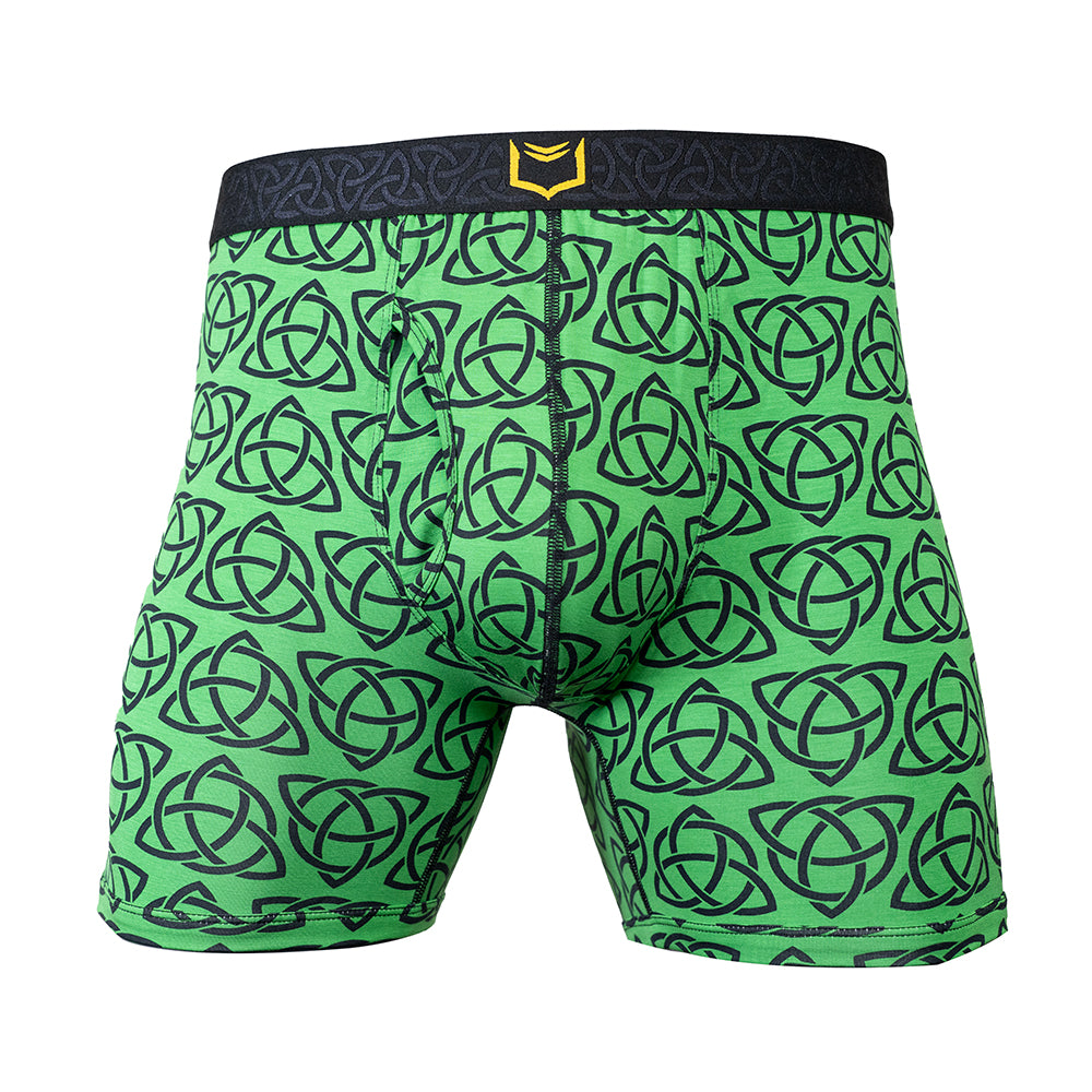 SHEATH 4.0 Bamboo Dual Pouch Boxer Brief - Celtic Knot