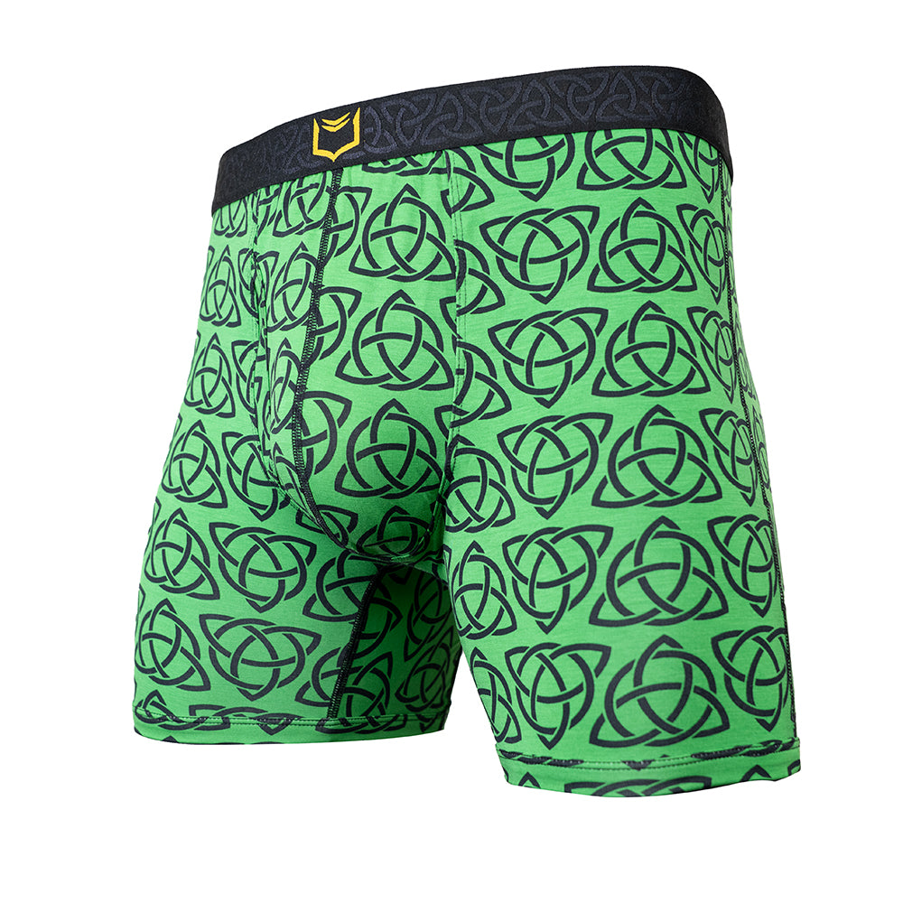 SHEATH 4.0 Bamboo Dual Pouch Boxer Brief - Celtic Knot