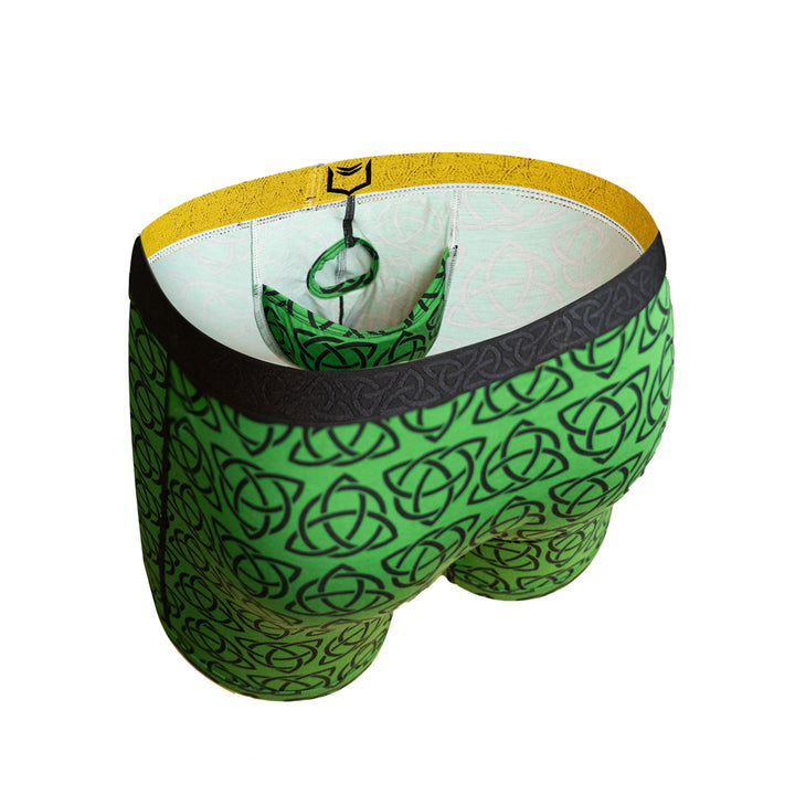 SHEATH 4.0 Bamboo Dual Pouch Boxer Brief - Celtic Knot