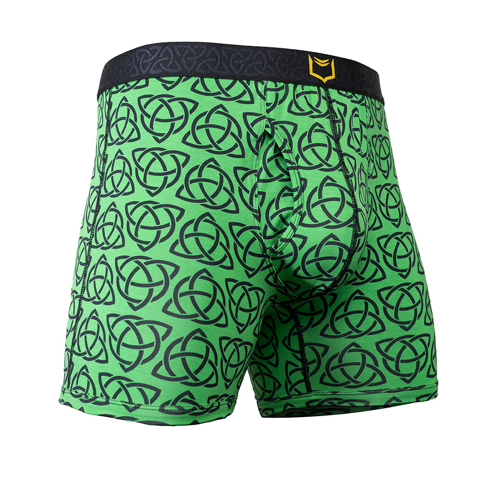 SHEATH 4.0 Bamboo Dual Pouch Boxer Brief - Celtic Knot