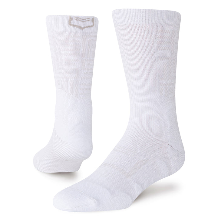 SHEATH Midweight Cushioned Cotton Crew Socks - White