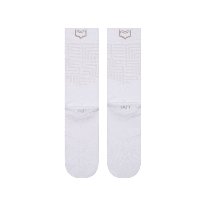 SHEATH Midweight Cushioned Cotton Crew Socks - White