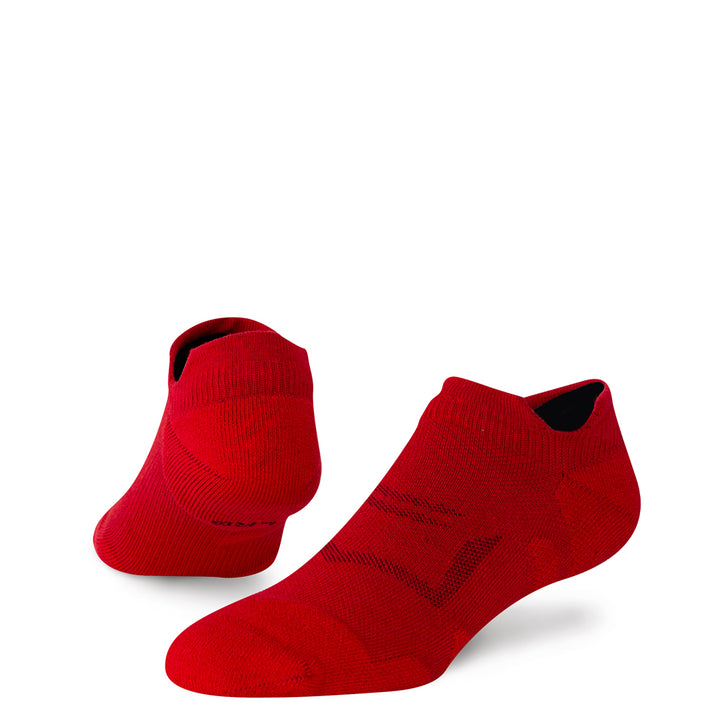 SHEATH Midweight Cushioned Cotton Tab Socks - Red