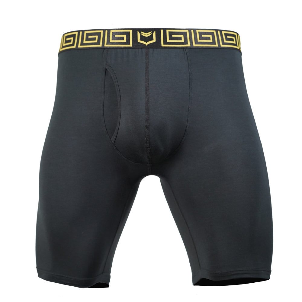  Hammock Support Underwear For Men Long Leg Boxer Briefs US XL  Black